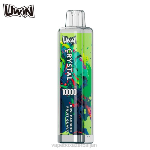 Vape Smoke - UWIN CRYSTAL 10000 DISPOSABLE VAPE Kiwi Passion Fruit Guava 4PNJ373