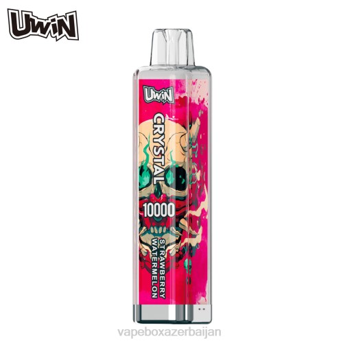 Vape Smoke - UWIN CRYSTAL 10000 DISPOSABLE VAPE Strawberry Watermelon 4PNJ368