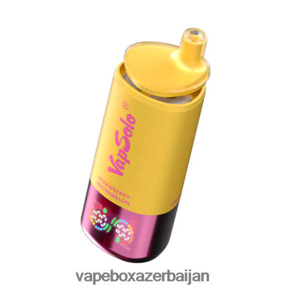Vape Smoke - VapSolo Triple 30000 Puffs 0280628 Tropical Fruit & Strawberry Watermelon & Lemon Peach