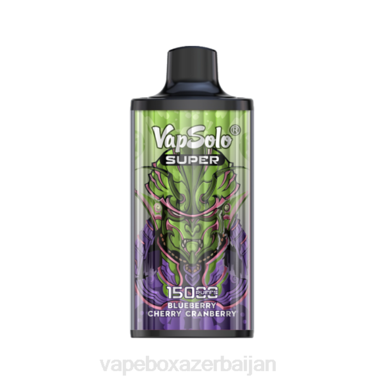 Vape Smoke - Vapsolo SUPER Disposable Vape Blueberry Cherry Cranberry 4PP2128