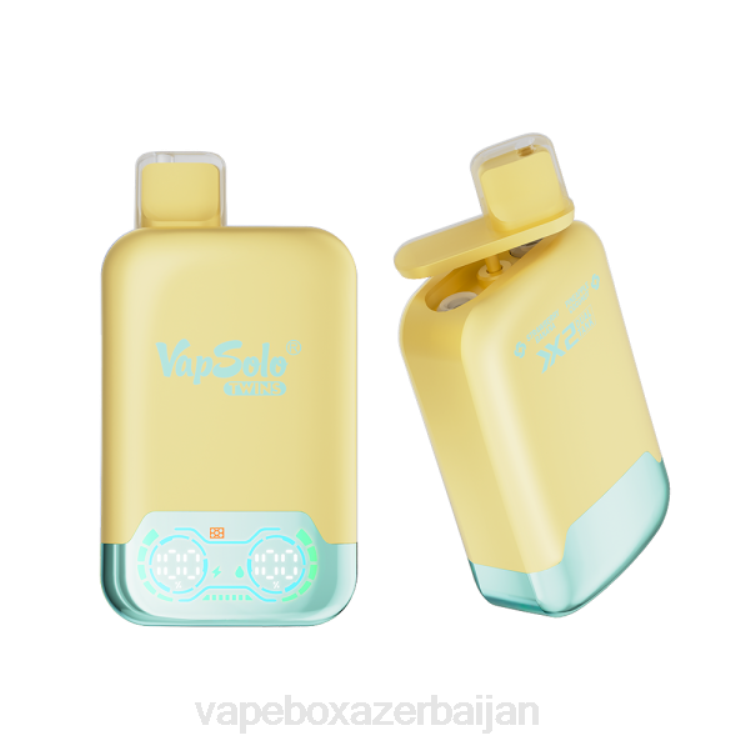 Vape Smoke - Vapsolo TWINS Disposable Vape Pineapple Coconut & Strawberry Banana 4PP2143