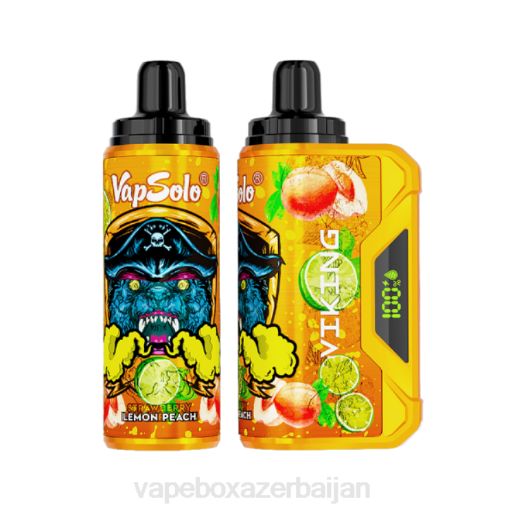 Vape Smoke - Vapsolo VIKING Disposable Vape Lemon Peach 4PP2153