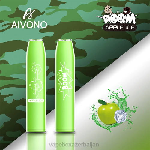 E-Juice Vape - Aivono AIM BOOM 600 Apple Ice 4PNJ354