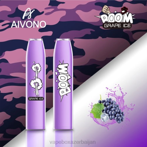 E-Juice Vape - Aivono AIM BOOM 600 Grape Ice 4PNJ359