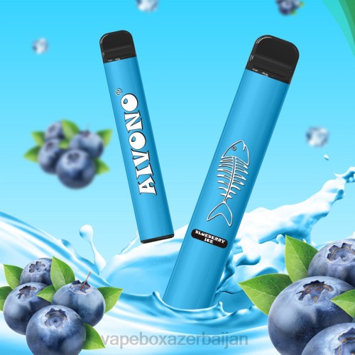 E-Juice Vape - Aivono AIM FISHBONE 600 Blueberry Ice 4PNJ279