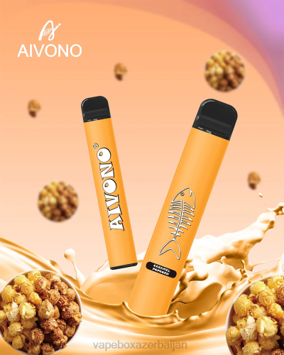 Vape Azerbaijan - Aivono AIM FISHBONE 600 Caramel Popcorn 4PNJ286
