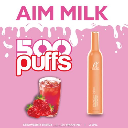 Vape Azerbaijan - Aivono AIM MILK 500 Strawberry Energy 4PNJ266