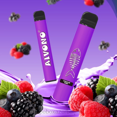 Vape Baku - Aivono AIM FISHBONE 600 Mixed Berry 4PNJ285
