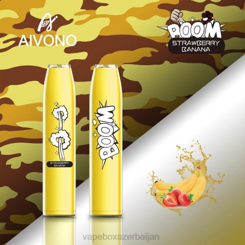 Vape Smoke - Aivono AIM BOOM 600 Strawberry Banana 4PNJ363