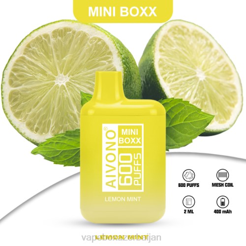 Vape Smoke - Aivono AIM MINI BOXX 600 Lemon Mint 4PNJ233