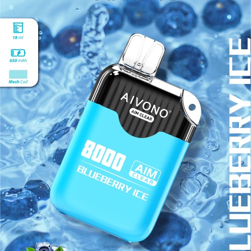 Vape Azerbaijan - Aivono AIM CLEAR 8000 Blueberry Ice 4PNJ206