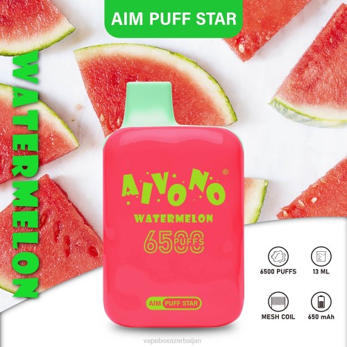 Vape Azerbaijan - Aivono AIM PUFF STAR 6500 Watermelon 4PNJ291
