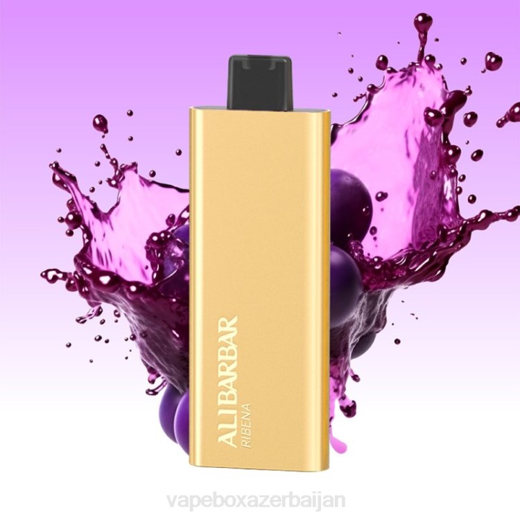 Vape Azerbaijan - Alibarbar Pandora 7000 Disposable Vape Ribena 4PP261