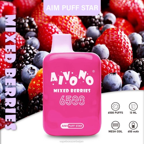 Vape Baku - Aivono AIM PUFF STAR 6500 Mixed Berries 4PNJ290