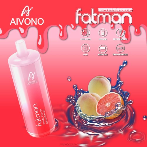 Vape Baku - Aivono FATMAN 6800 Grapefruit 4PNJ25