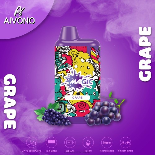 Vape Box Azerbaijan - Aivono AIM MAGIC 5800 Mouth Box Cigarette Grape 4PNJ92