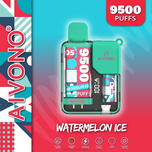Vape Box Azerbaijan - Aivono AIM TANK 9500 Watermelon Ice 4PNJ37
