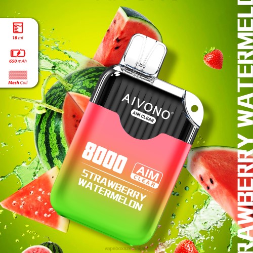 Vape Smoke - Aivono AIM CLEAR 8000 Strawberry Watermelon 4PNJ208