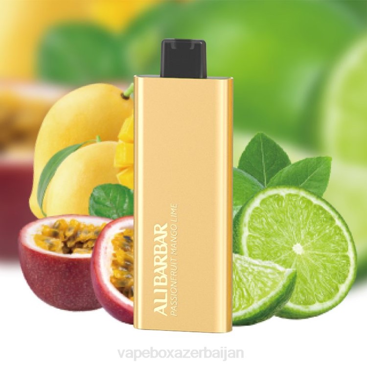 Vape Smoke - Alibarbar Pandora 7000 Disposable Vape Passionfruit Mango Lime 4PP258