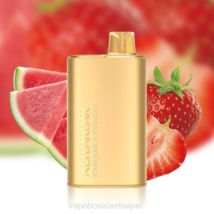 Vape Smoke - Alibarbar Rich 8000 Disposable Vape Strawberry Watermelon 4PP213