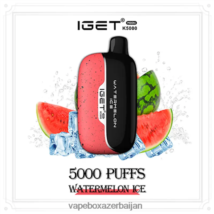 Vape Smoke - IGET Moon K5000 F66X0P8 Watermelon Ice