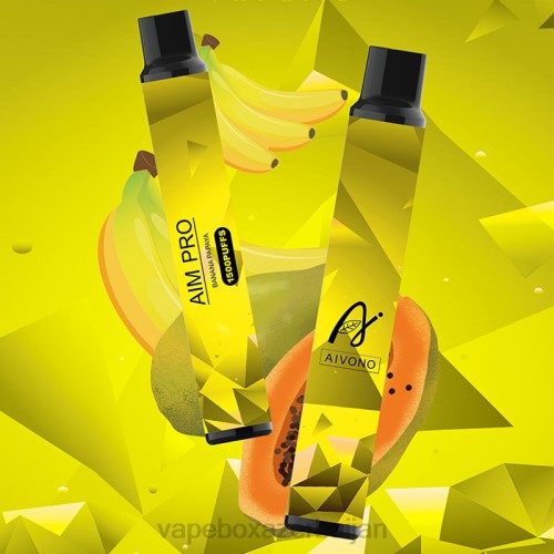 E-Juice Vape - Aivono AIM PRO 1500 Banana Papaya 4PNJ169