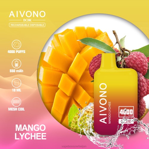 Vape Azerbaijan - Aivono AIM BOXX 4000 Mango Lychee 4PNJ216