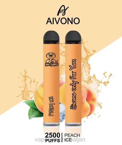 Vape Azerbaijan - Aivono AIM SNAKE 2500 Peach Ice 4PNJ316