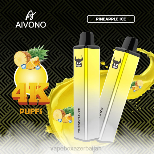 Vape Baku - Aivono AIM FREAK 4000 Pineapple Ice 4PNJ255