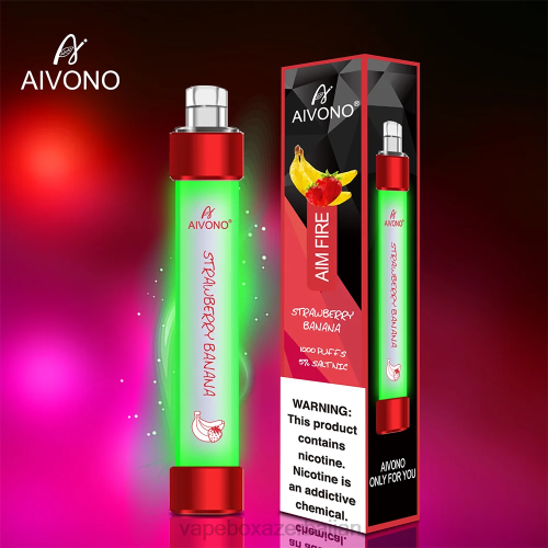 Vape Box Azerbaijan - Aivono AIM FIRE 1000 Strawberry Banana 4PNJ332