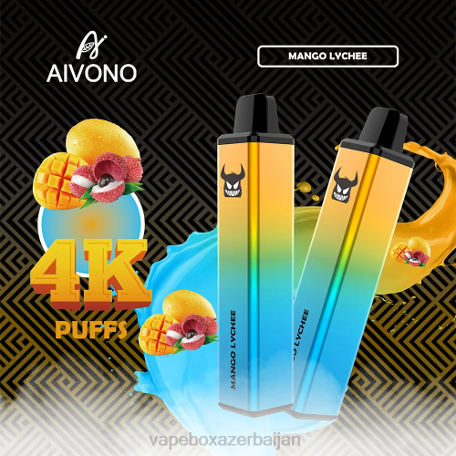 Vape Box Azerbaijan - Aivono AIM FREAK 4000 Mango Lychee 4PNJ262