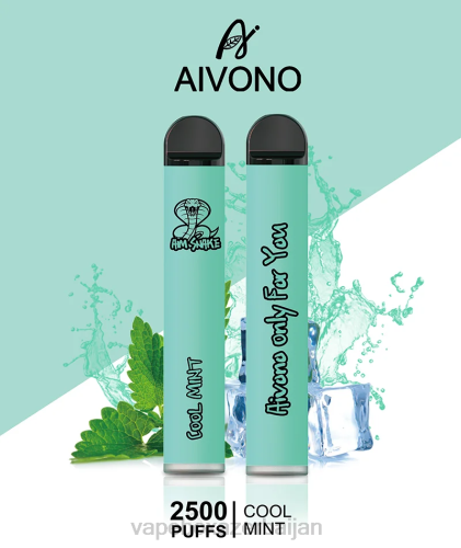 Vape Box Azerbaijan - Aivono AIM SNAKE 2500 Cool Mint 4PNJ302