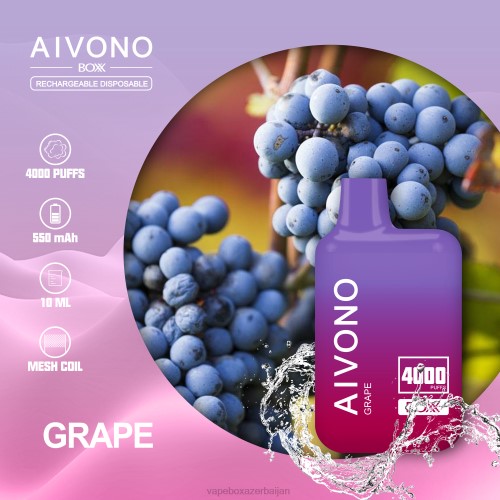 Vape Smoke - Aivono AIM BOXX 4000 Grape 4PNJ213
