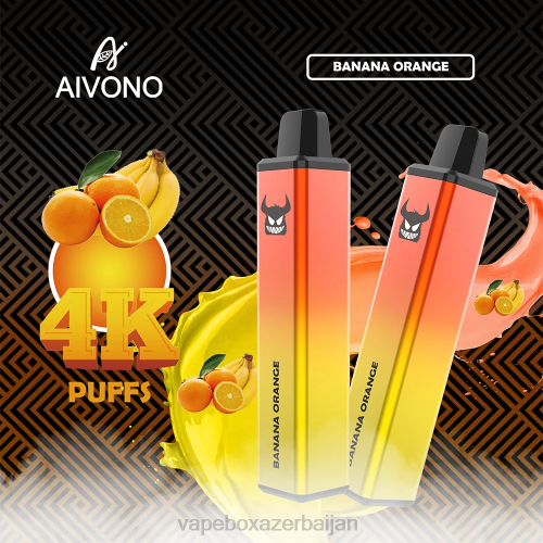 Vape Smoke - Aivono AIM FREAK 4000 Banana Orange 4PNJ258