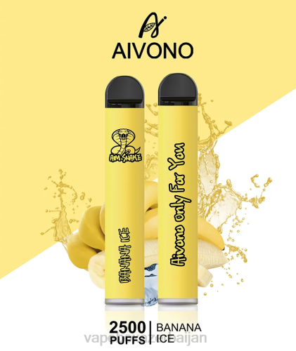 Vape Smoke - Aivono AIM SNAKE 2500 Banana Ice 4PNJ298