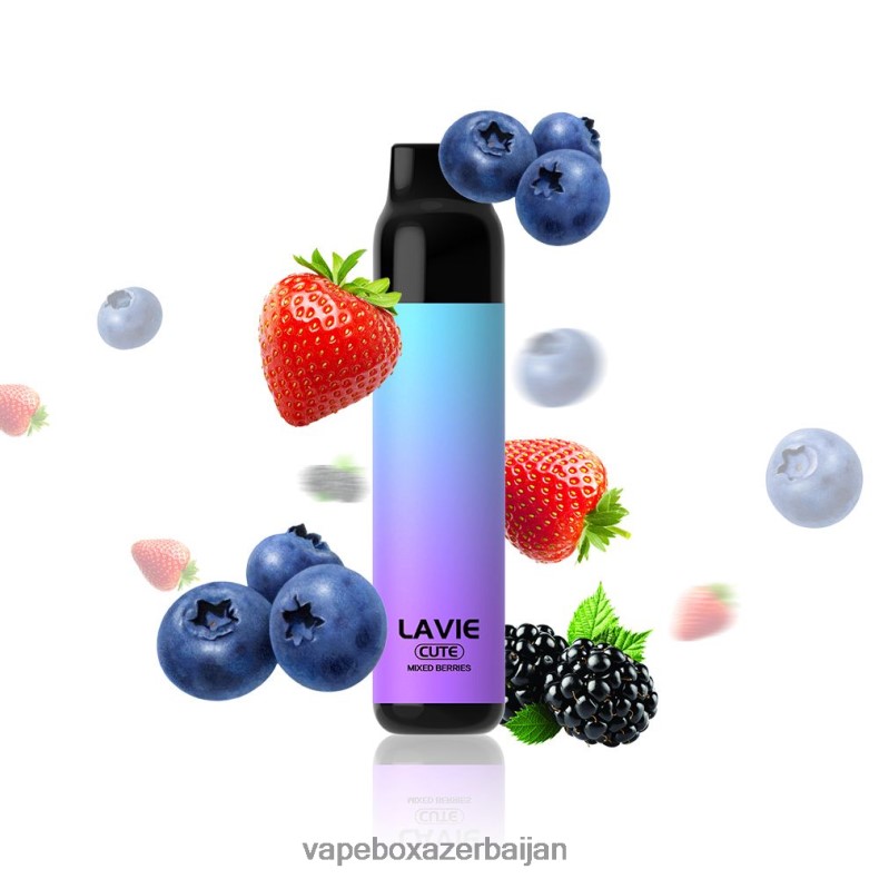 E-Juice Vape - LAVIE BAR 3000 Puffs Mixed Berries RD0L0B289