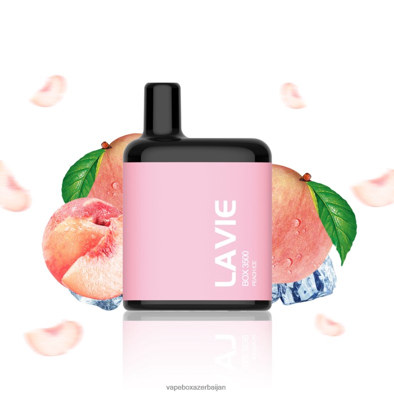 E-Juice Vape - LAVIE BOX 3500 Puffs Peach Ice RD0L0B209