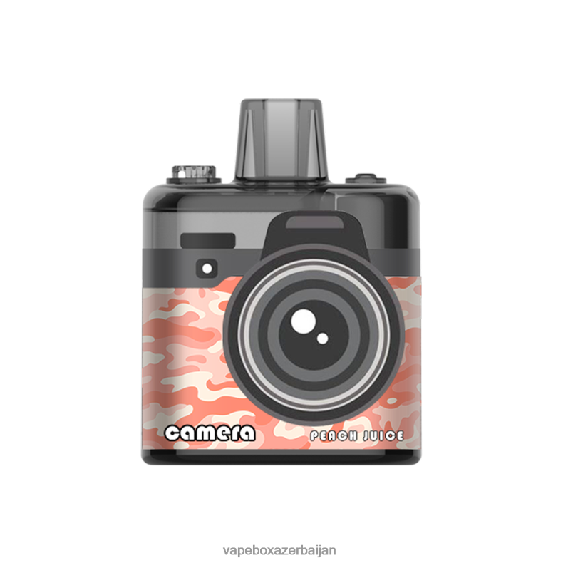 E-Juice Vape - LAVIE Camera 8000 Puffs Peach Juice RD0L0B174