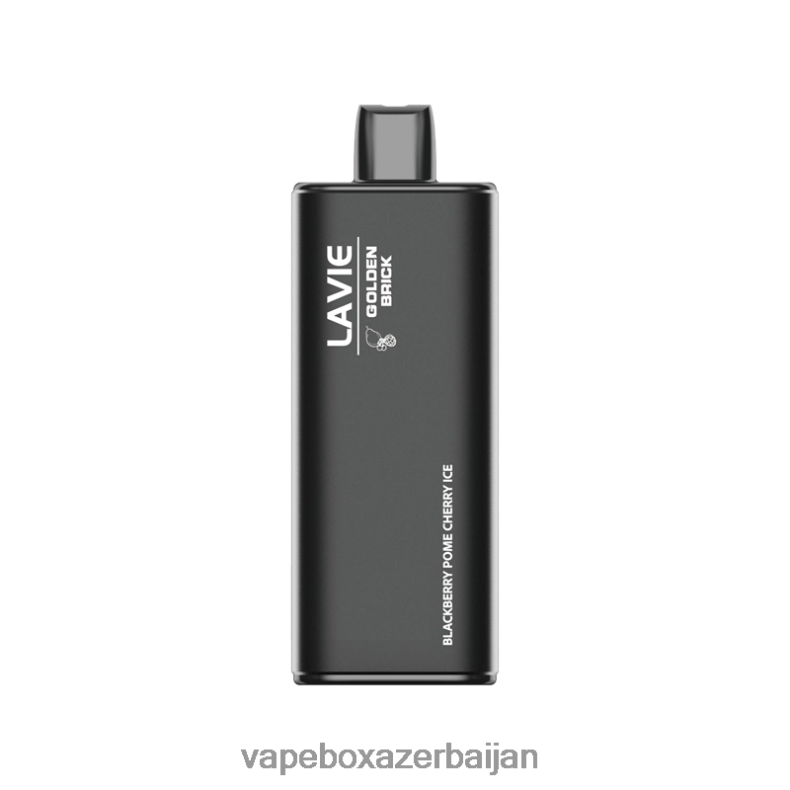 E-Juice Vape - LAVIE GOLDEN BRICK 10000 Puffs Blackberry Pome Cherry Ice RD0L0B54