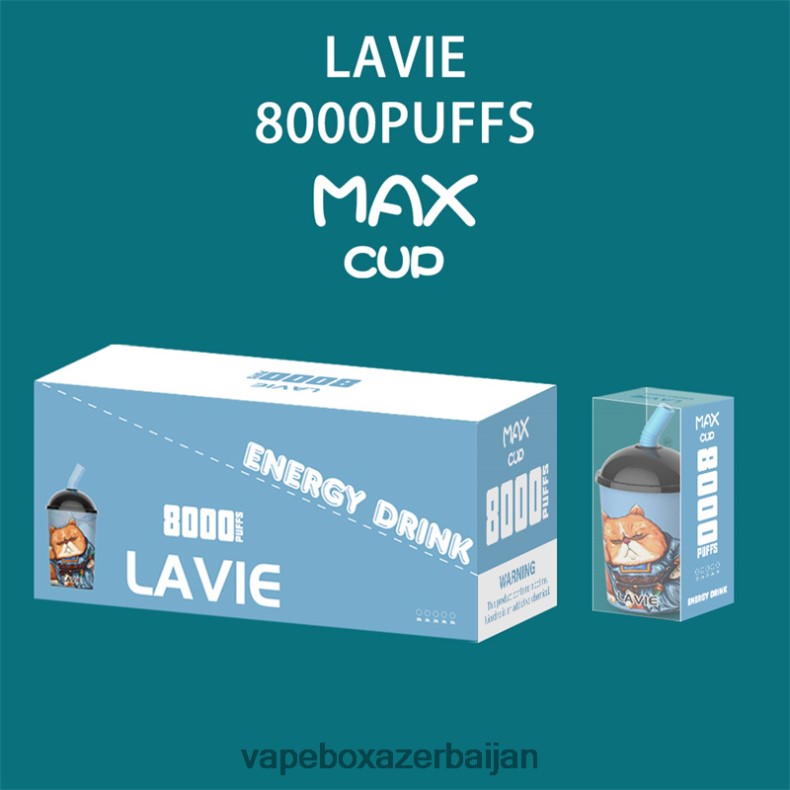 E-Juice Vape - LAVIE Max Cup 8000 Puffs Energy Drink RD0L0B259