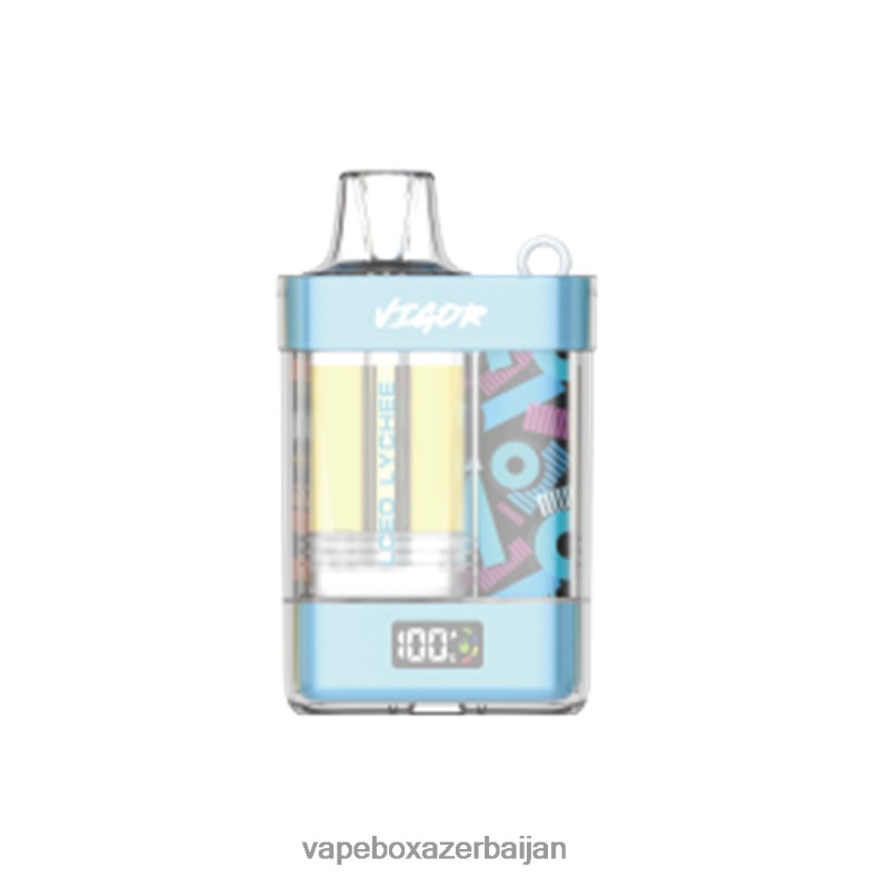 E-Juice Vape - LAVIE VIGOR 15000 Puffs Iced Lychee RD0L0B4