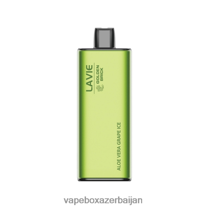 Vape Azerbaijan - LAVIE GOLDEN BRICK 10000 Puffs Aloe Vera Grape Ice RD0L0B51
