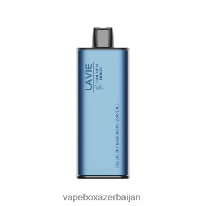 Vape Azerbaijan - LAVIE GOLDEN BRICK 10000 Puffs Blueberry Raspberry Grape Ice RD0L0B56