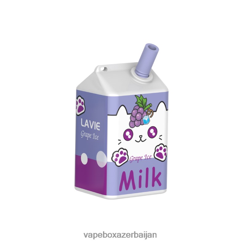 Vape Azerbaijan - LAVIE MILK 7000 Puffs Grape Ice RD0L0B186