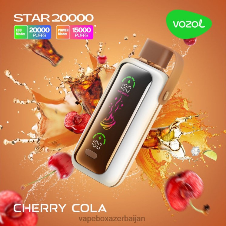 Vape Azerbaijan - VOZOL STAR 20000 DP2646 CHERRY COLA