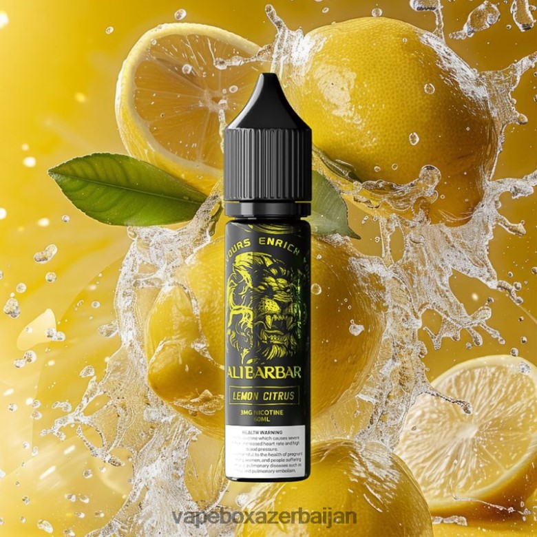 Vape Baku - Alibarbar Hookah Onyx Dock Lemon citrus Z8JPXV108