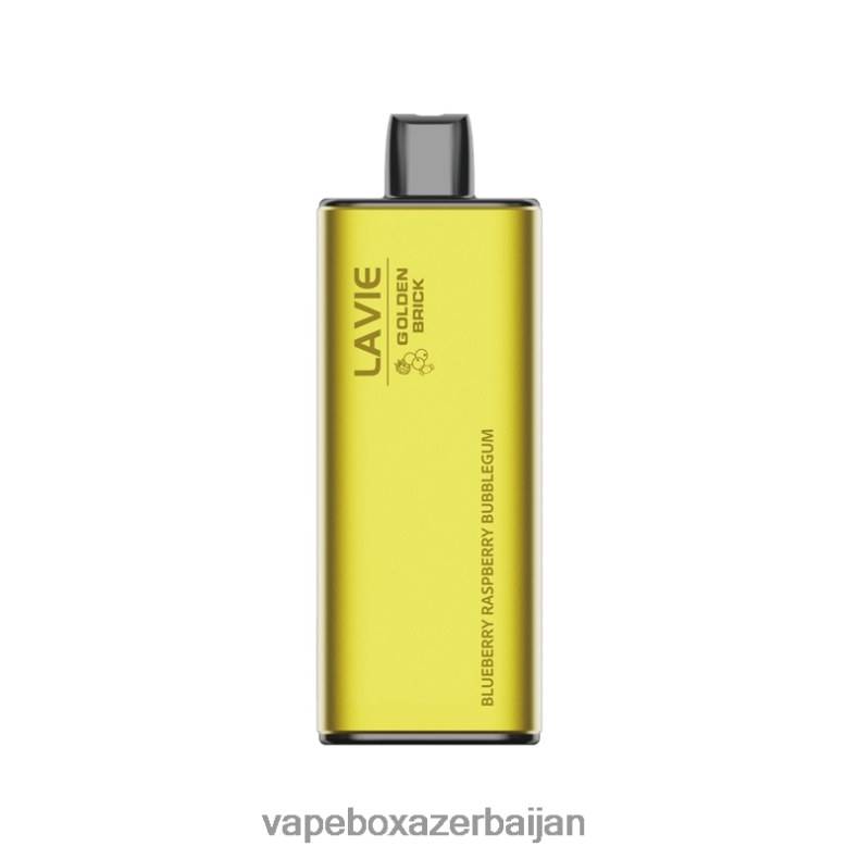 Vape Baku - LAVIE GOLDEN BRICK 10000 Puffs Blueberry Raspberry Bubblegum RD0L0B55