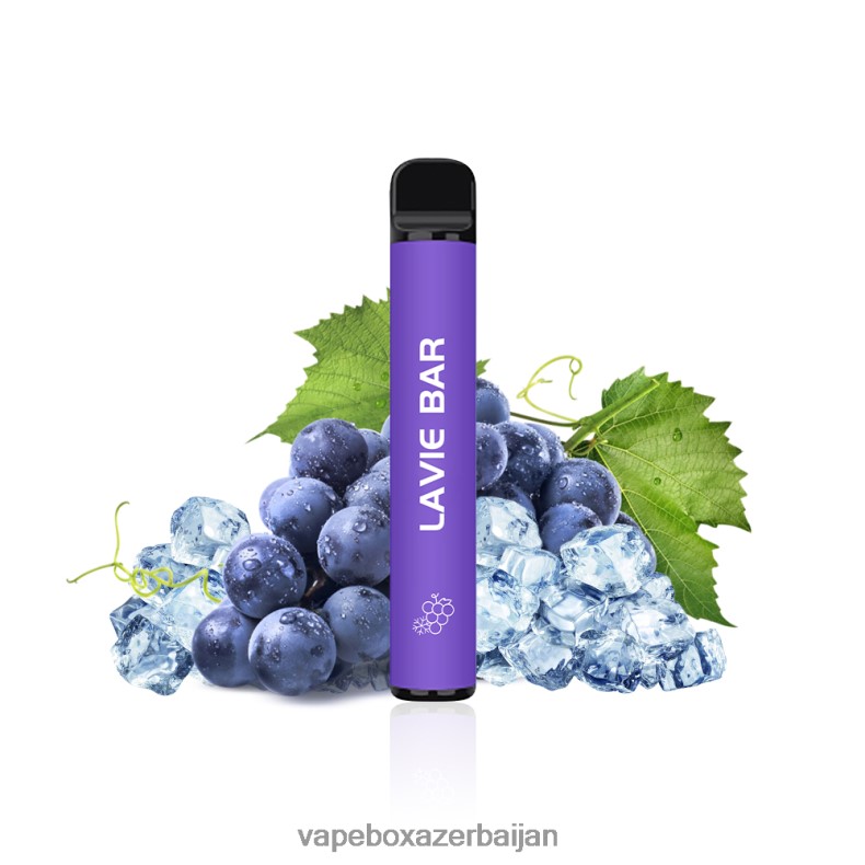 Vape Box Azerbaijan - LAVIE BAR 2% Version 800 Puffs Grape Ice RD0L0B322