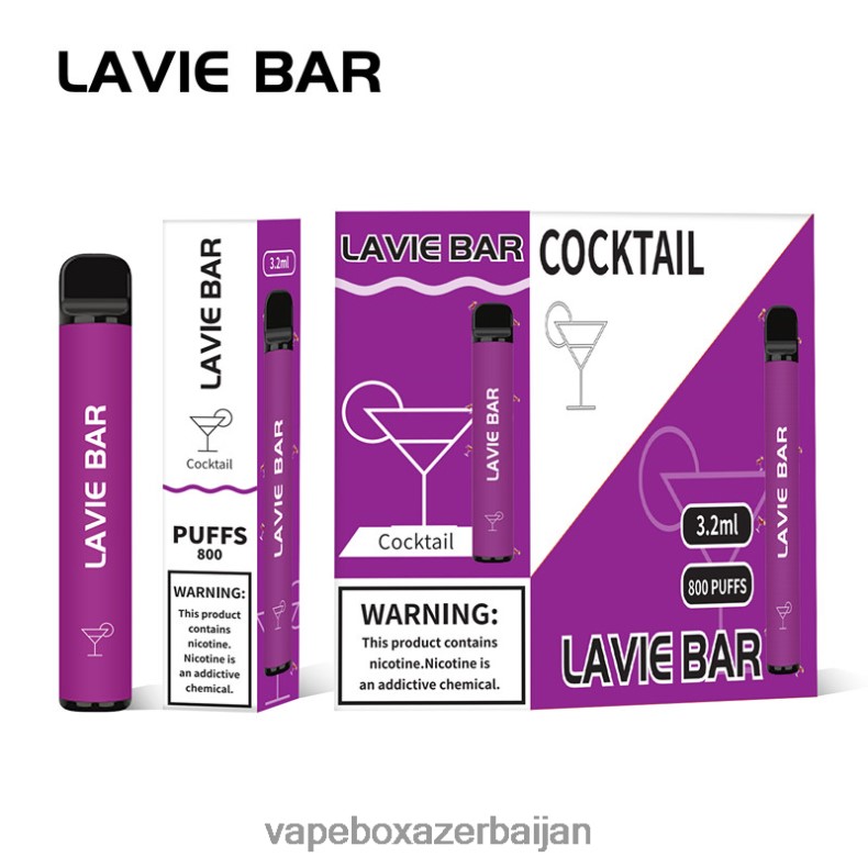 Vape Box Azerbaijan - LAVIE BAR 800 Puffs Cocktail RD0L0B312