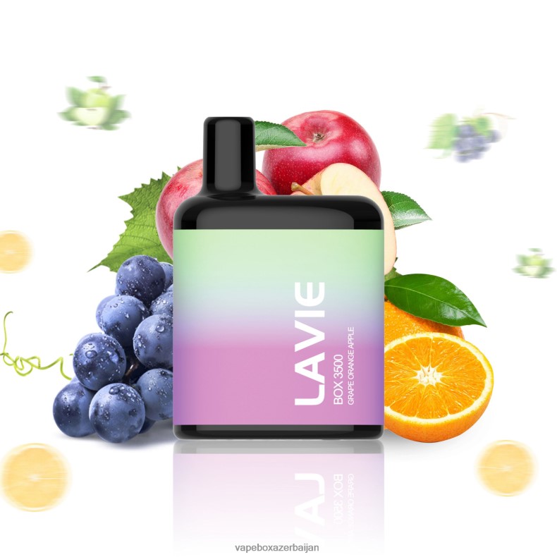 Vape Box Azerbaijan - LAVIE BOX 3500 Puffs Grape Orange Apple RD0L0B212